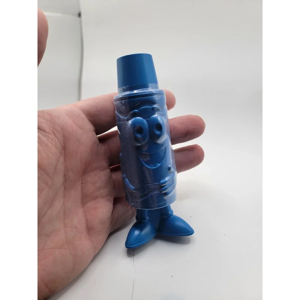 Blue Crayola Crayon Sharpener Stand Up Plastic Figure With Feet Hallmark School
